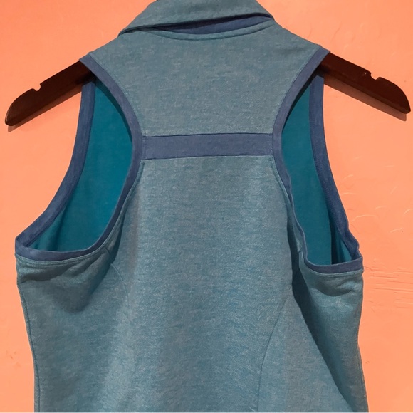 Nike Golf Women's Blue Turquoise Racer Back Sleeveless Polo Top Size Medium - Picture 11 of 11